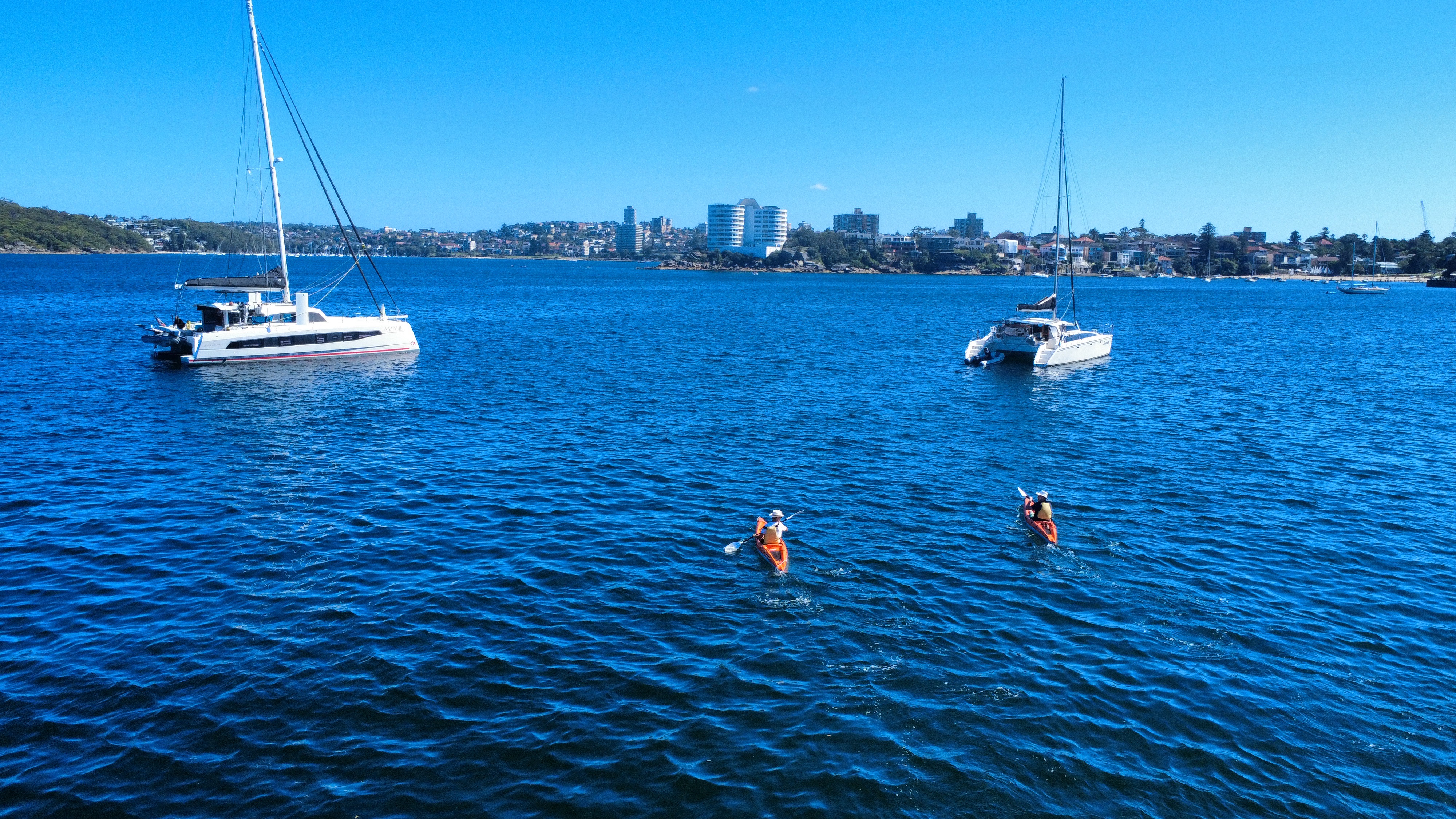 Catamarans at Anchor